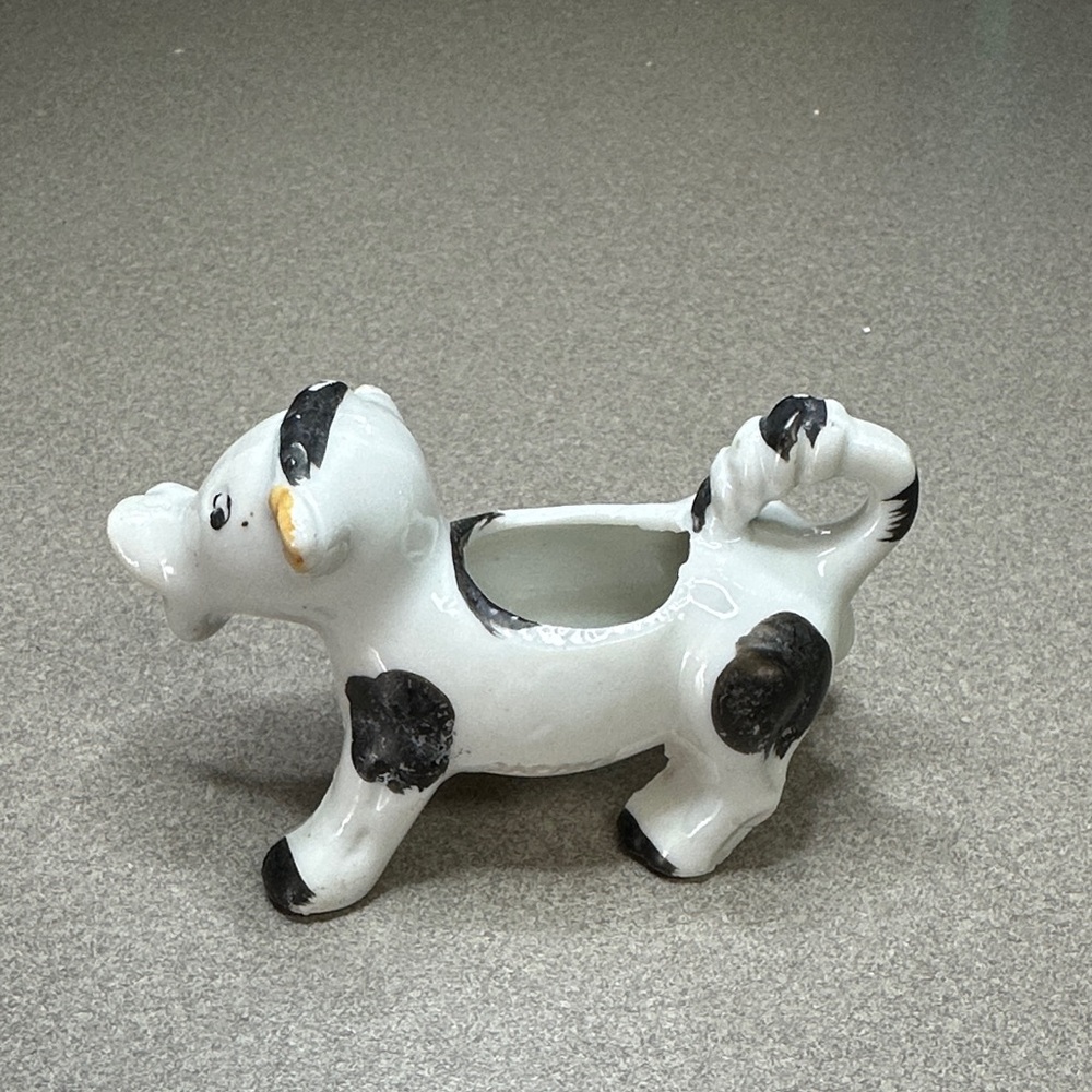 Whimsical Cow Creamer - Black and White - Picture 2 of 10